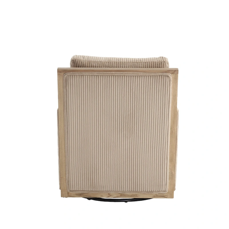 Camel Modern 26.8  Swivel Barrel Chair