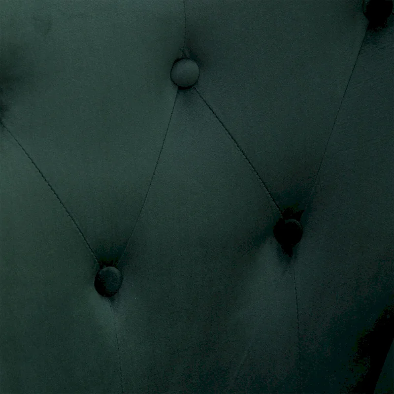 Velvet Button-Tufted Wing Back Accent Chair