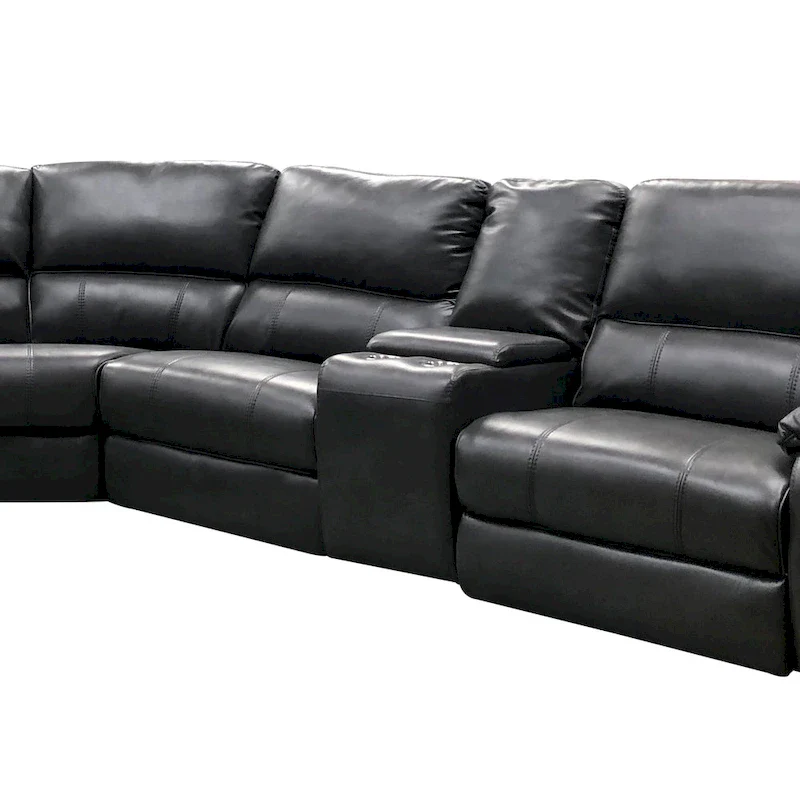 Brady 7 Piece Grey Power Reclining Living Room Sectional