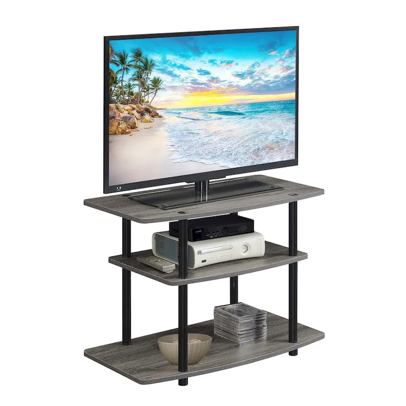 Convenience Concepts Designs2Go No Tools 3 Tier TV Stand