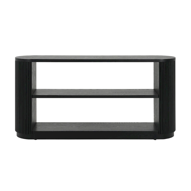 Christopher Knight Home - Mirod Modern Entryway Console Table with Open Shelf & Elegant Wood Grain Design