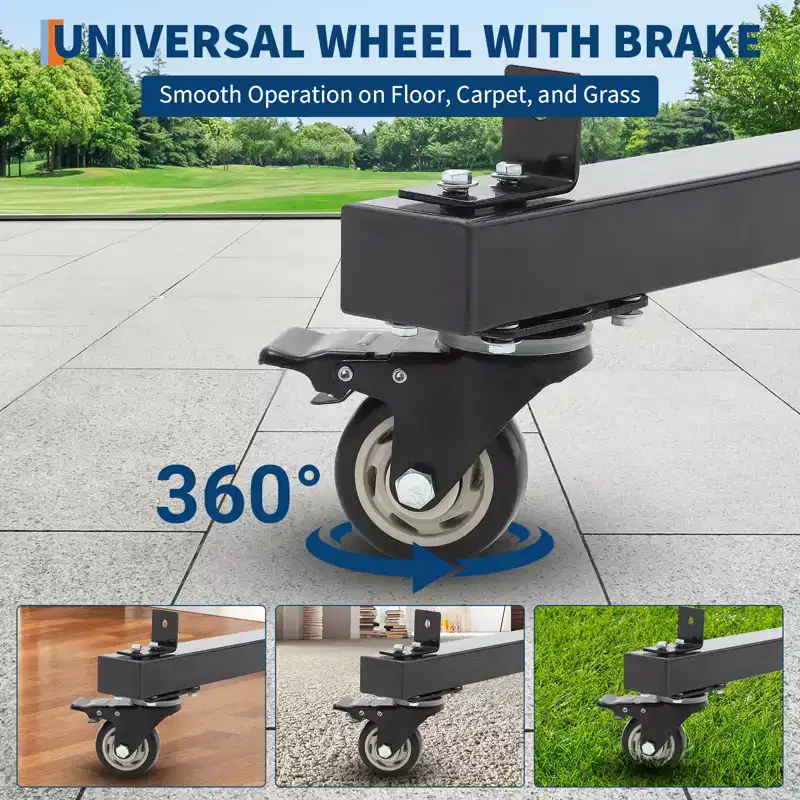 Folding Chair Rack, Heavy-Duty Folding Chair Rack and Table Cart
