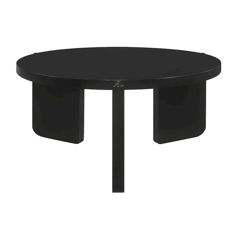Harrison Black Round Coffee Table