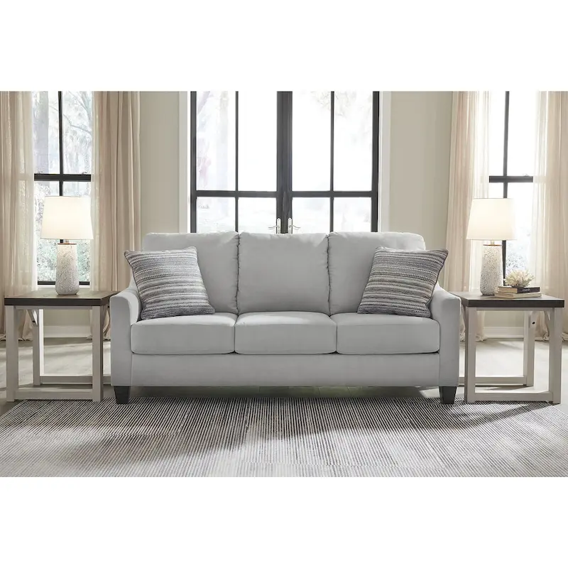 Signature Design by Ashley Adlai Light Gray Queen Sofa Sleeper - 80W x 39D x 40H