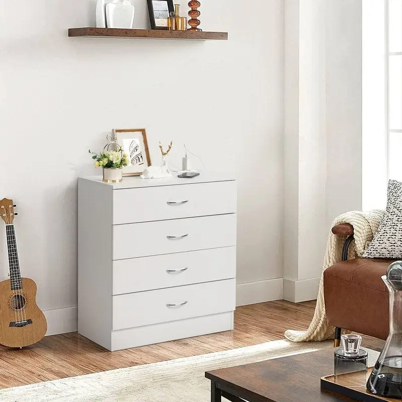 4-Drawer Nightstand Dresser with USB