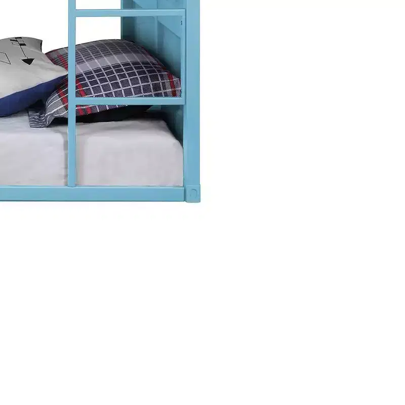 80"Twin/Twin Bunk Bed Cargo Loft and Bunk Bed Finish - Acme