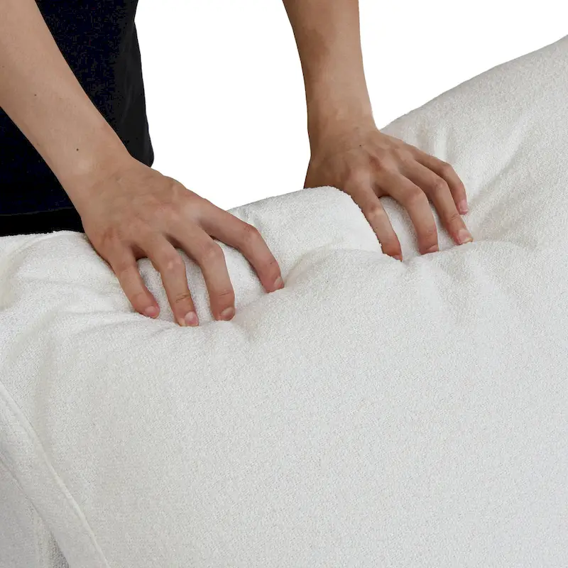 L-shape Linen Upholstered Sectional Sofa Couch