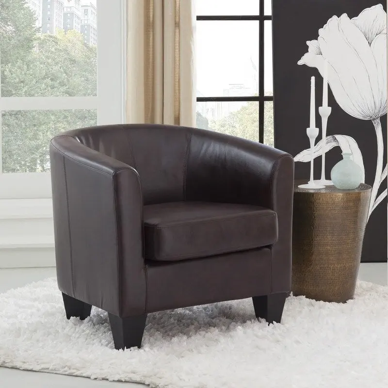 Grafton Home Enzo Upholstered Accent Barrel Chair
