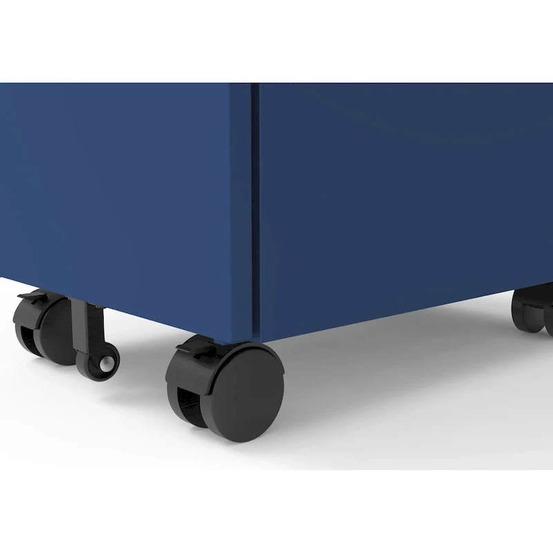 Owen Urban Metal Matte Lockable 3-Drawer Mobile File Cabinet by Furniture of America