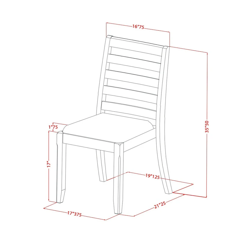 East West Furniture dining room set - a kitchen table & Stackable dining chairs - Wire-brushed Black (Pieces & Seat Options)