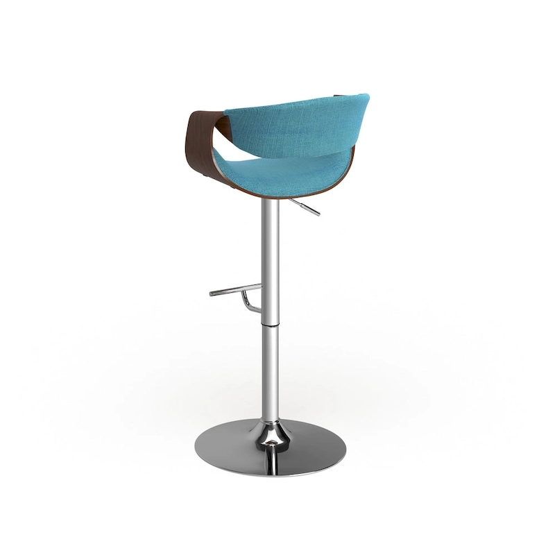 Carson Carrington Sauda Mid-century Modern Walnut WoodAdjustable Bar Stool