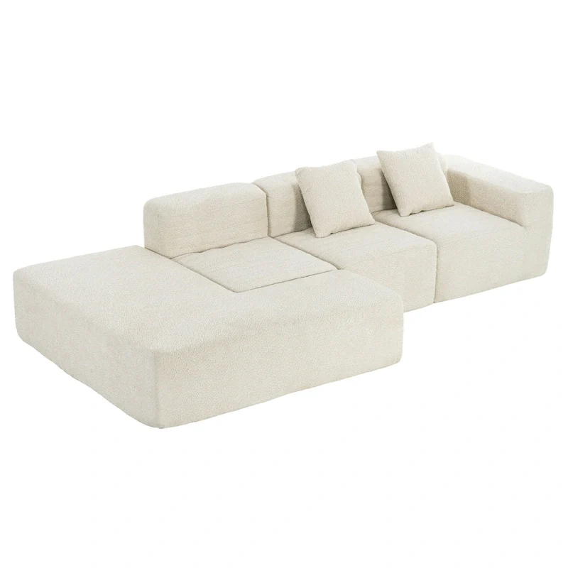 Sectional Sofa Full-compressed Sofa Couch Free-combined Sofa