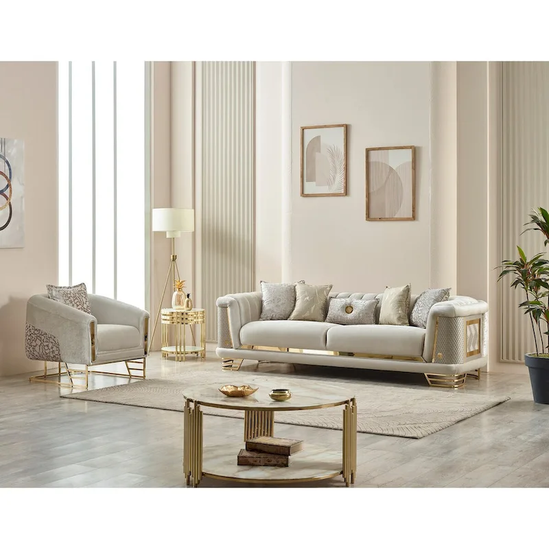 Riga 3-piece Living room Set (1 Sofa & 1 Loveseat & 1 Chair)