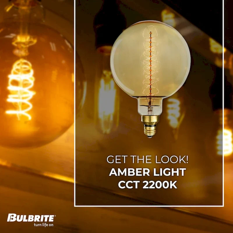Bulbrite 60 Watt Dimmable Grand Nostalgic Medium (E26) Incandescent Bulb