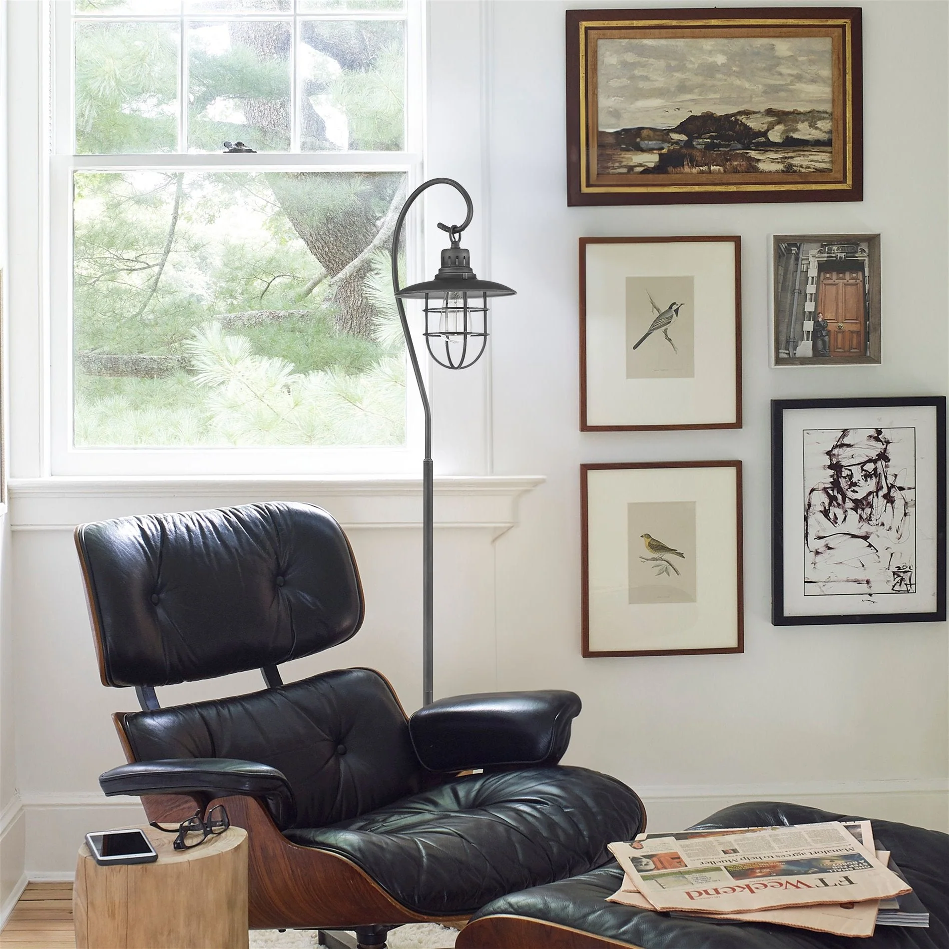 Lantern 58 Industrial Nautical 6W Floor Lamp