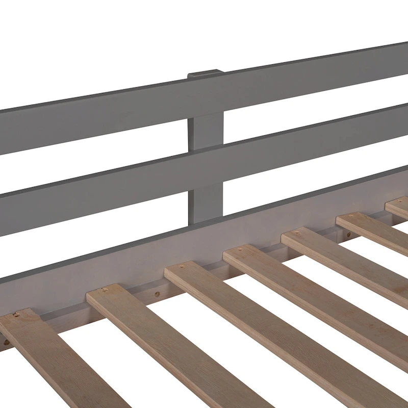 Twin Pine Loft House Bed with Slide