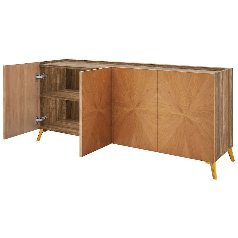 Moasis 63 Solid Wood Sideboard TV Stand