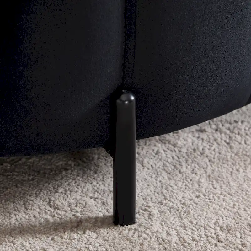 40.4W Modern Swivel Accent Chair,Swivel Single Sofa Chair with Ottoman