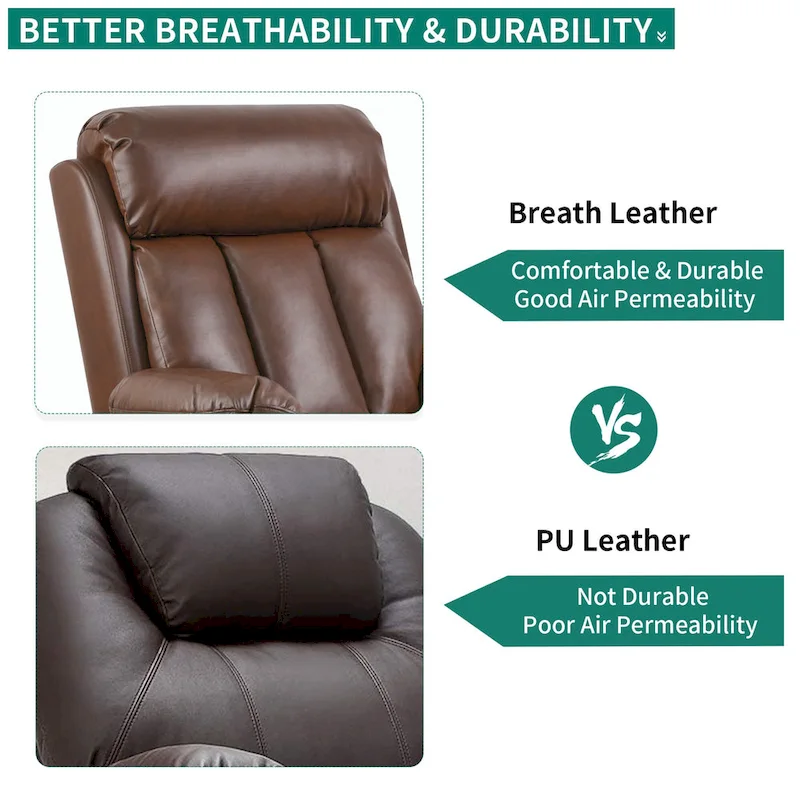 Moasis PU Massage Reclining Chair