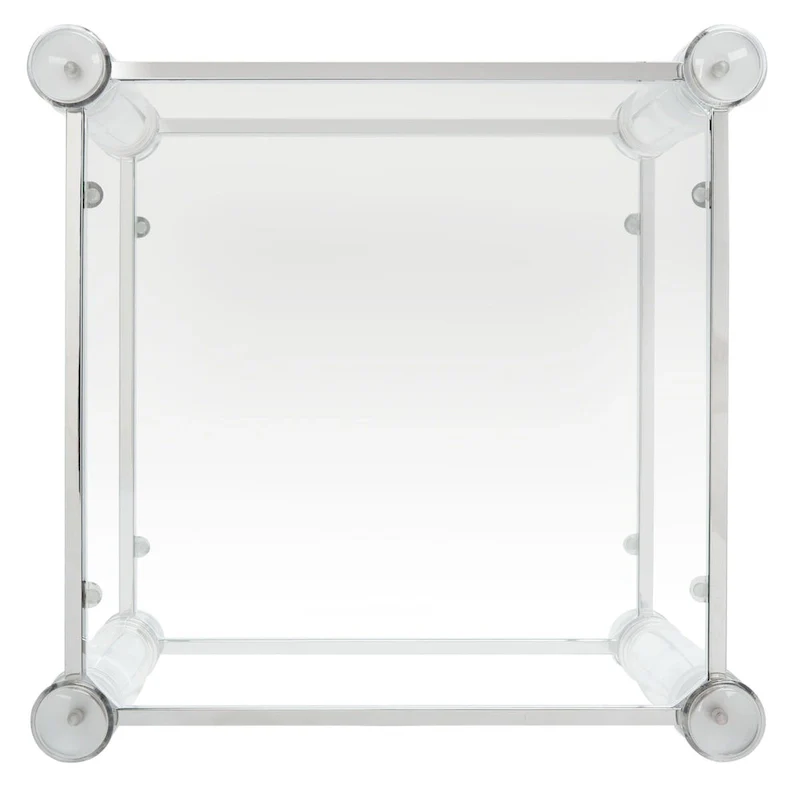 SAFAVIEH Couture Lirie Acrylic Accent Table - 20 W x 20 L x 24 H - 20Wx20Dx24H