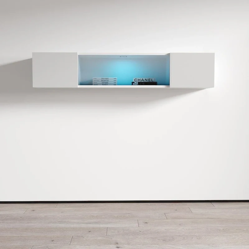 Strick & Bolton Hadi Contemporary Wall-mounted Media Cabinet