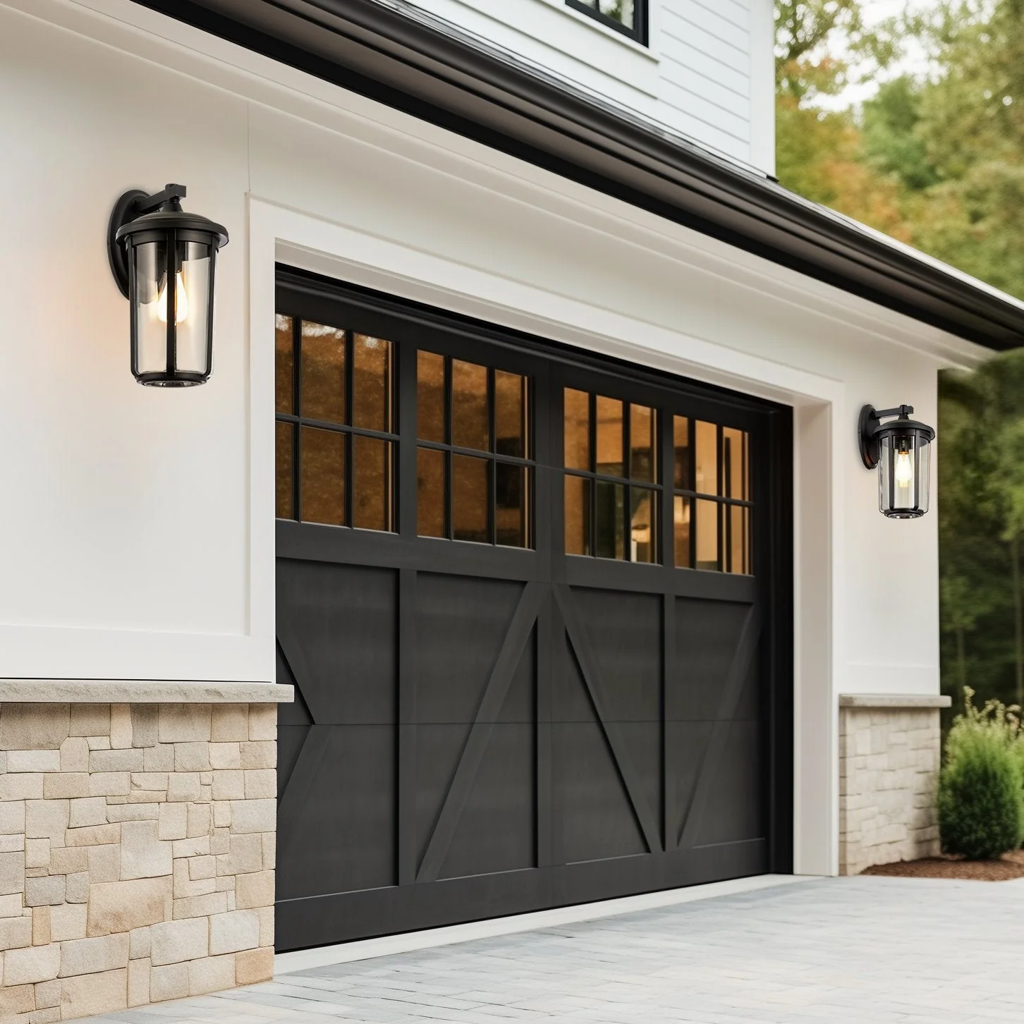 Mercer 17 Large Modern Farmhouse Weather Resistant Outdoor Wall Sconce