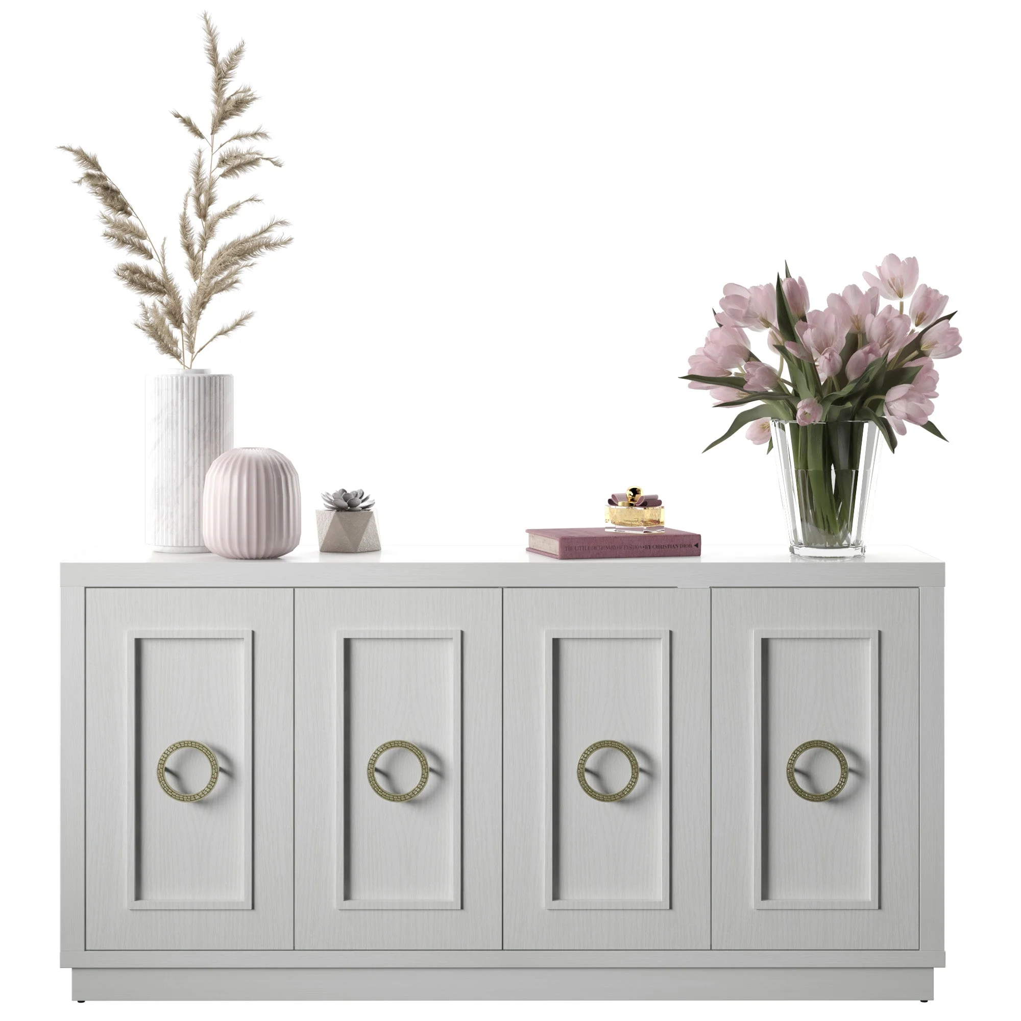 Stylish Dining Storage Double?Door Buffet Sideboard