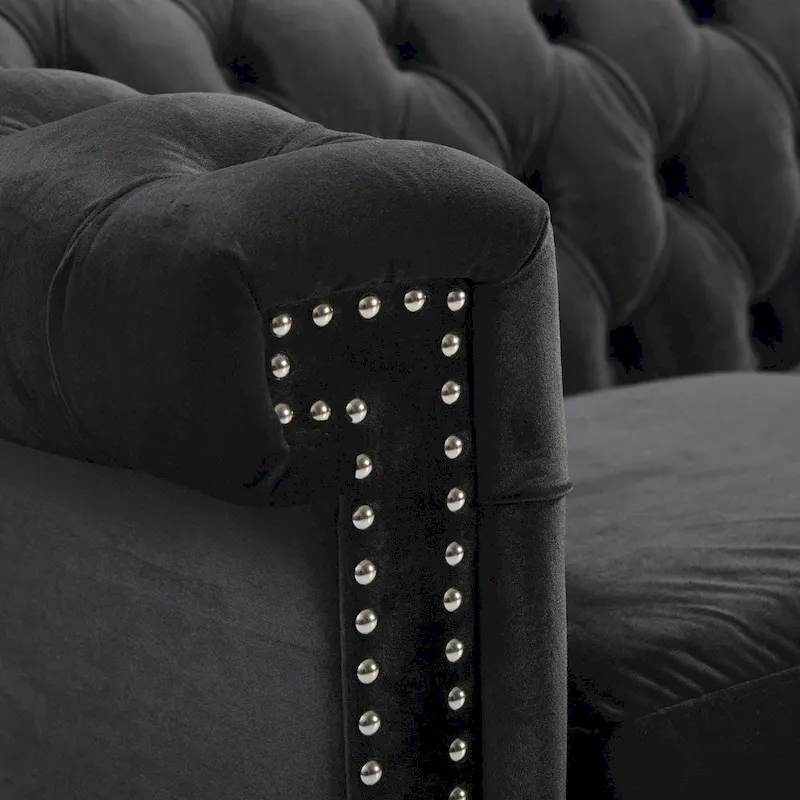Parkhurst Tufted Velvet Sofa by Christopher Knight Home