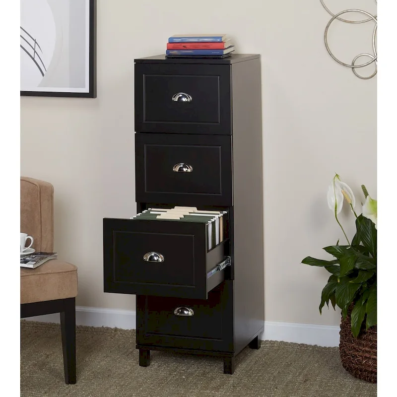 Simple Living Bradley 4-drawer Filing Cabinet