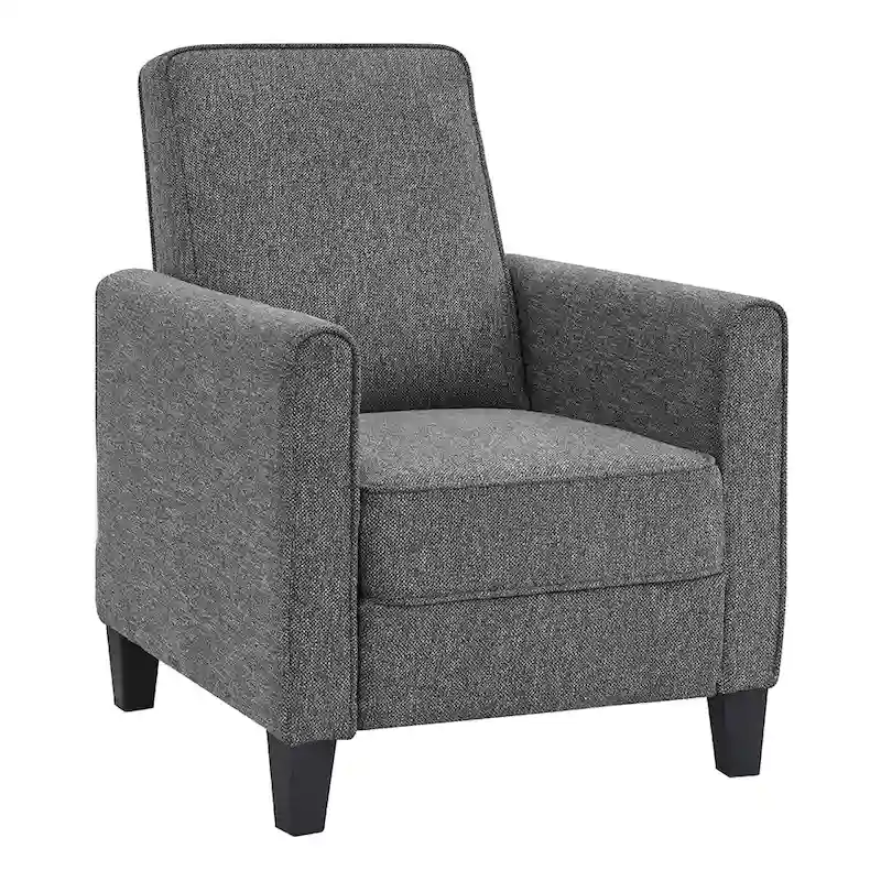 Haynes Traditional Fabric Welted Padded Recliner Chair by Furniture of America