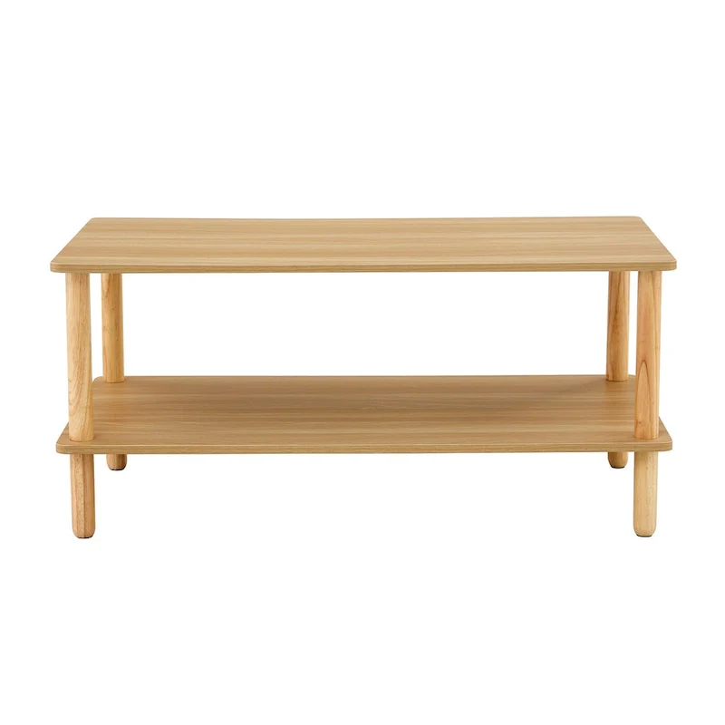 Living Room Rectangular 2-Tier Coffee Table