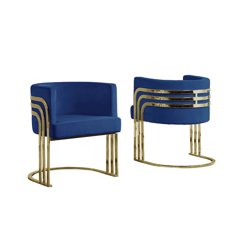 Best Quality Furniture Accent 1-Chair with Gold Base (Single)