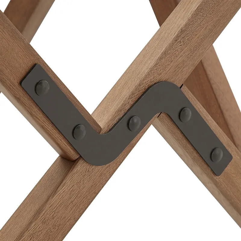 Cantu Genuine Top Grain Leather Tripolina Sling Chair by iNSPIRE Q Modern