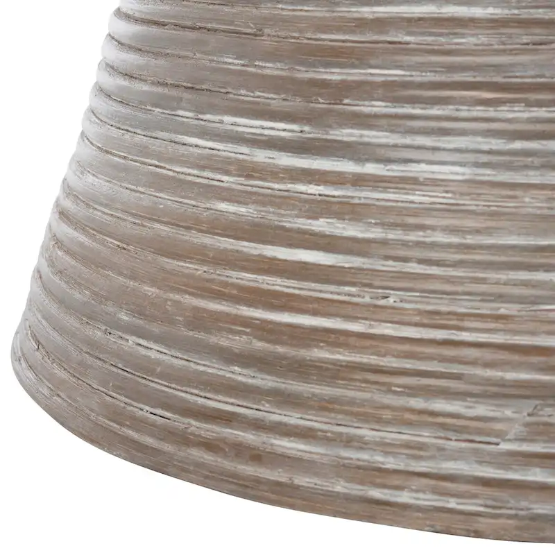 Pedestal Metal Round Coffee Table - 31.5 W x 31.5 L x 17.7 H