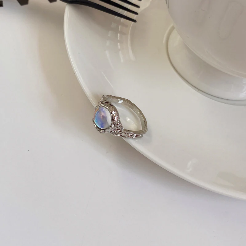Luninana Ring - Rainbow Glass Ring YBY034
