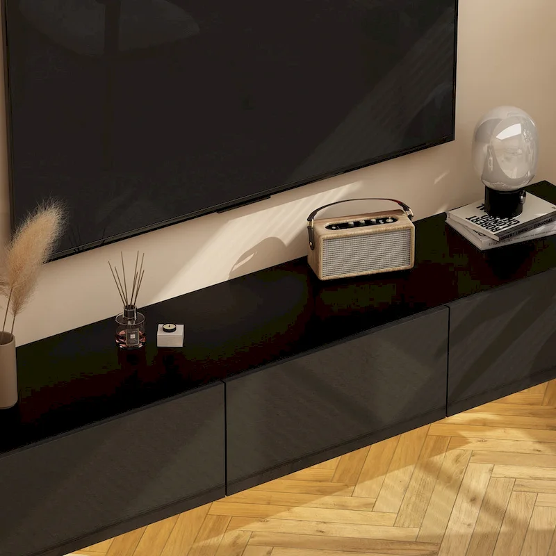 Floating TV Stand Wall Mounted with LEDsTV Stand Floating TV Cabinet