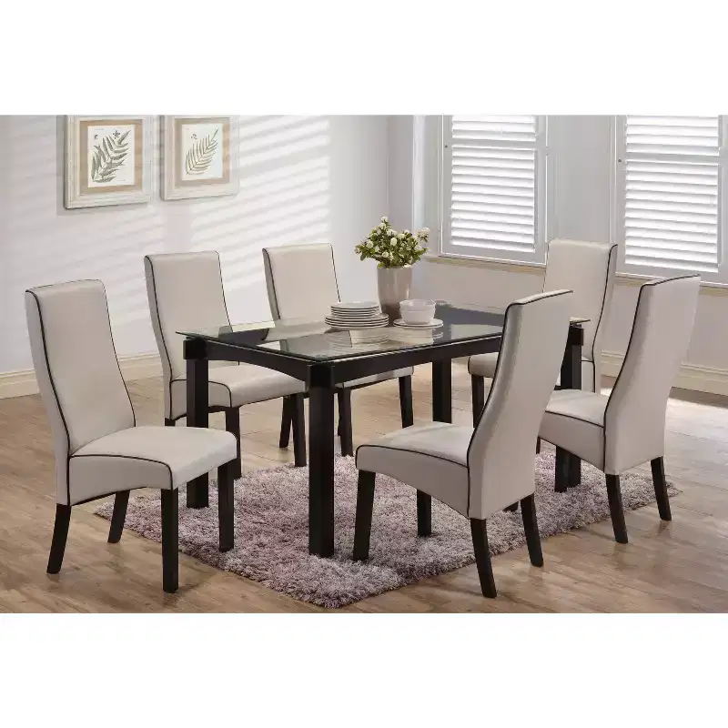 Kings Brand Furniture Pentam Faux Leather Upholstery Kitchen Dinette Dining Room Side Chairs, Set of 2