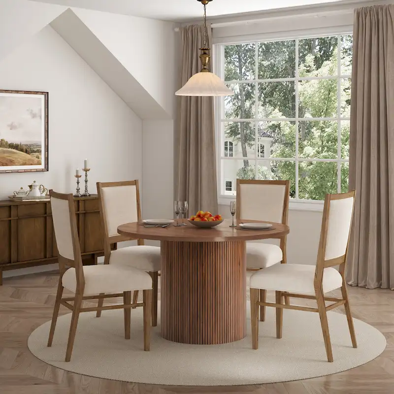 Round Pedestal Dining Table