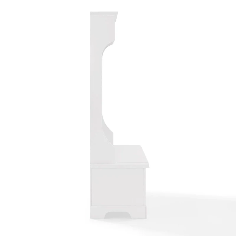 Campbell Classic White Wooden Hall Tree