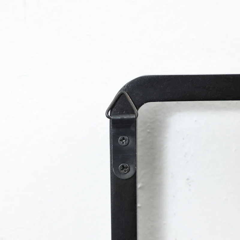 Black Wood 4-Hook Wall-Mounted Coat and Towel Rack - 22.3  Wide