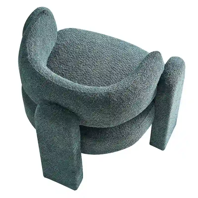 Boucle Upholstery Accent Chair