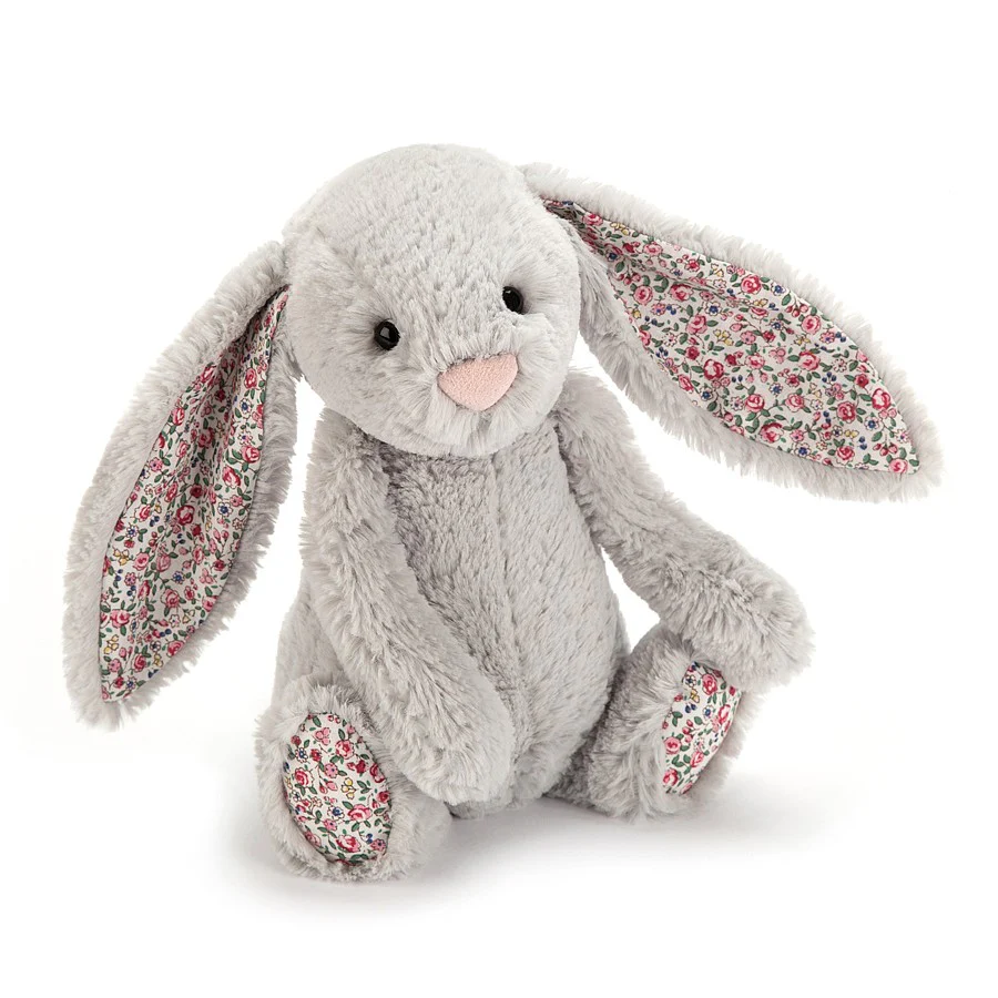 Jellycat Bashful Bunny Blossom Silver Little (Small) 18cm