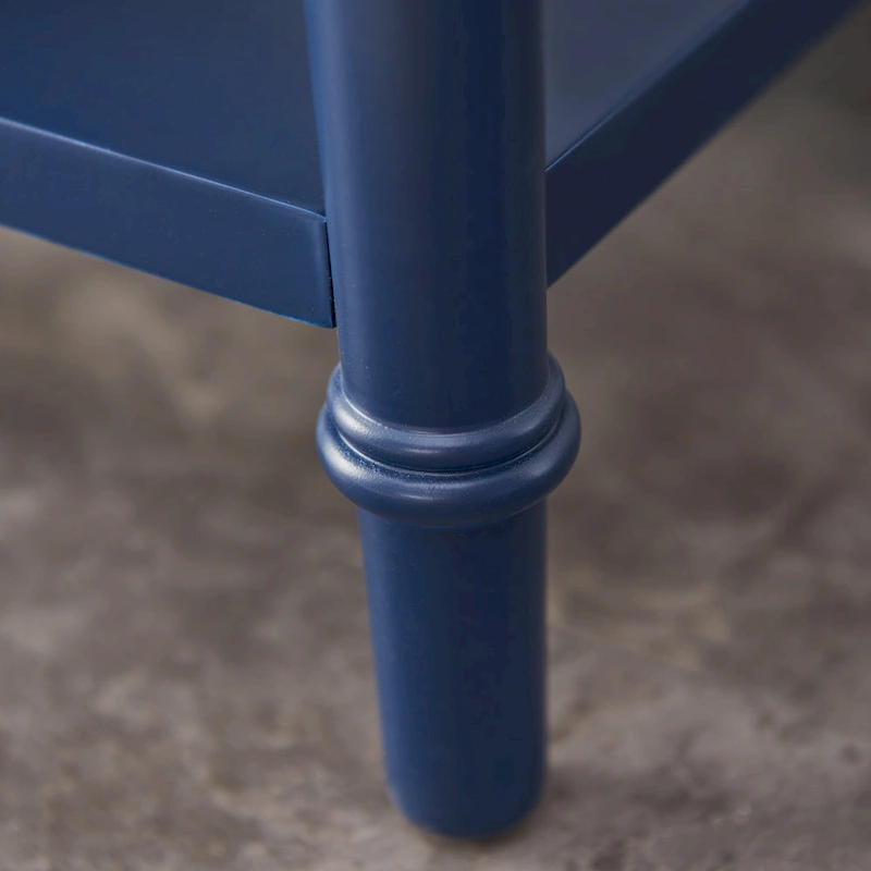 Coastal Chairside Wood Accent Table