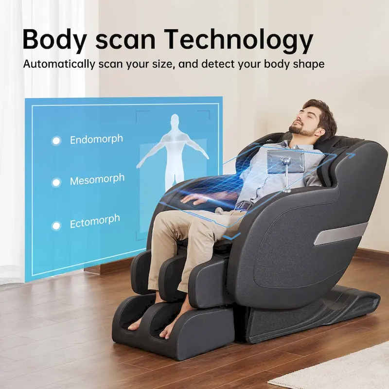 Full Body Zero Gravity Massage Chair with SL Track, Body Scan and App Control