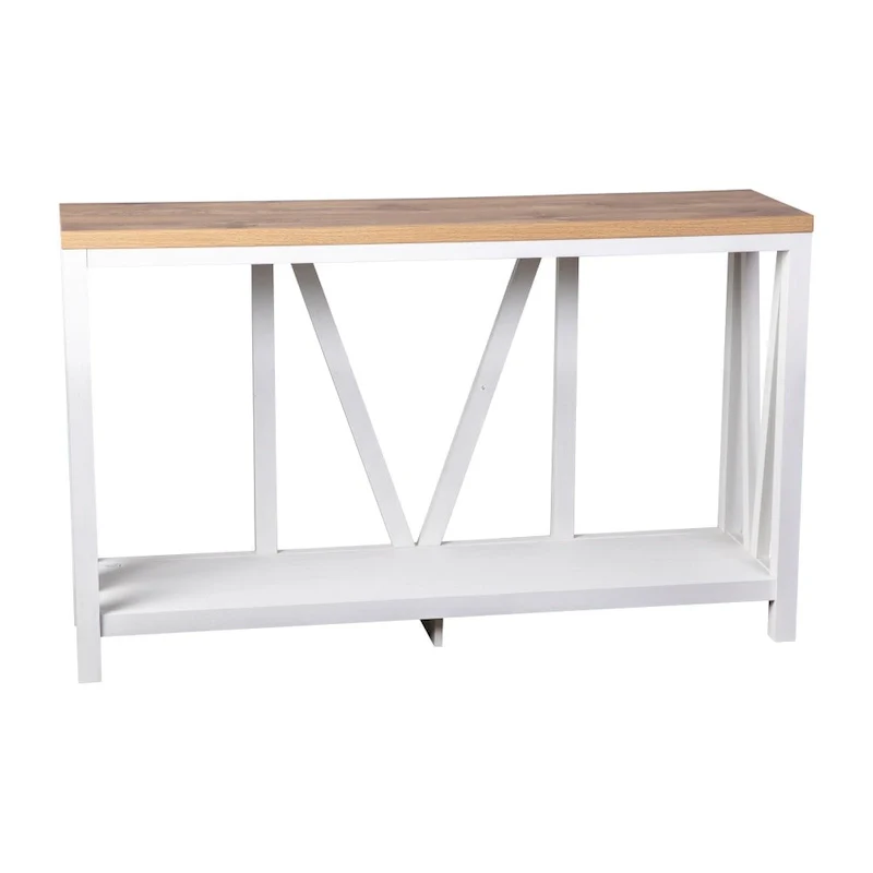 Farmhouse Style Rustic Entryway Console Table