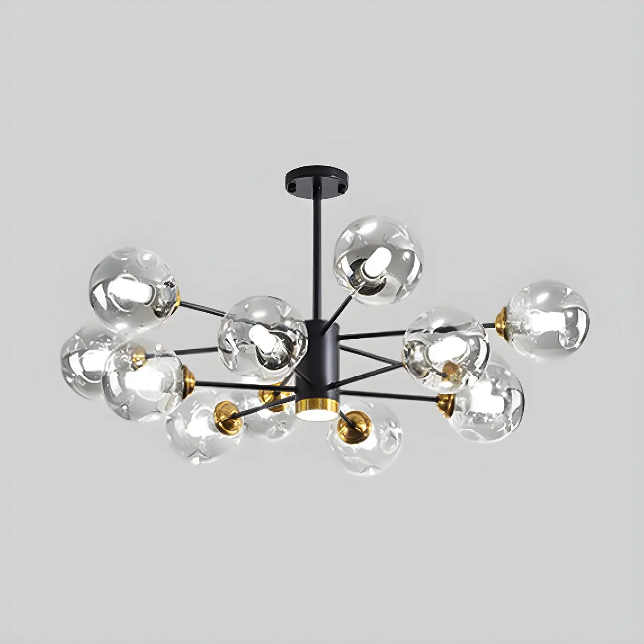 Modern LED Glass Crystal Sputnik Chandelier
