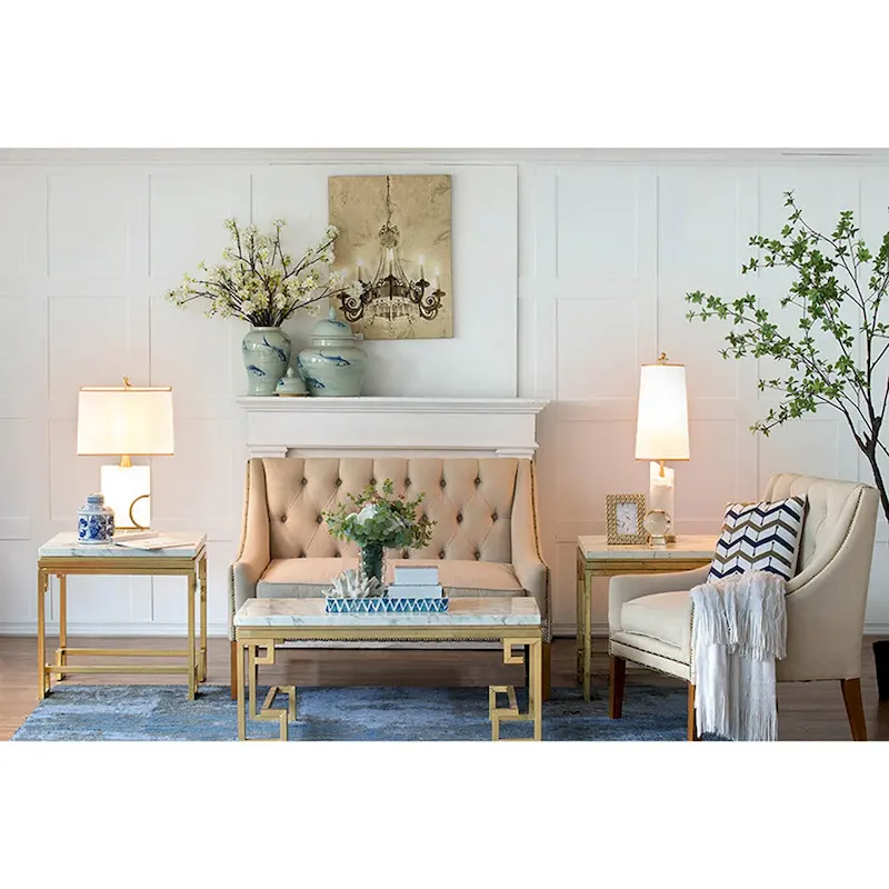 A&B Home Ren Blue and White Oval Jar with Lid