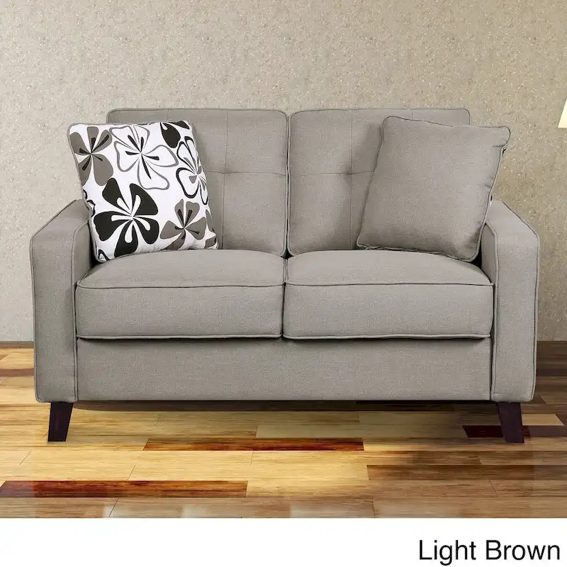 Mid-century Fabric Loveseat