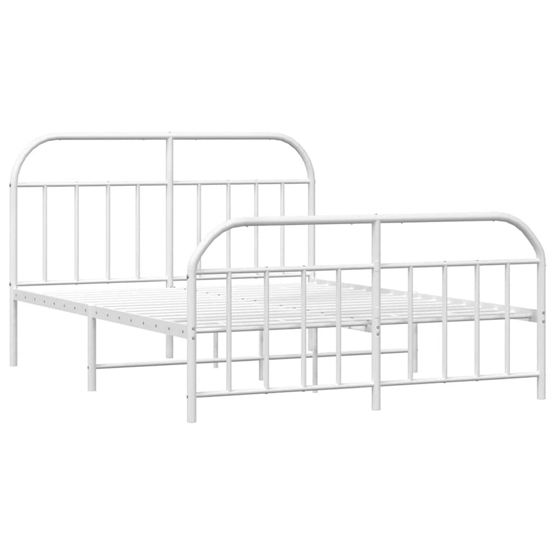 vidaXL 12 Inches Metal Bed Frame No Mattress