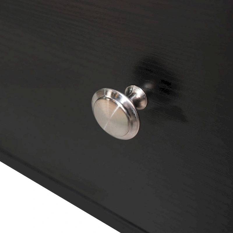 Rochester 2-Drawer 4-Shelf TV Stand Credenza with Iron Legs